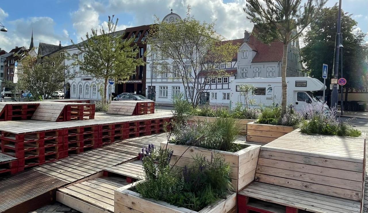 Burghofdrei Hygge & Zentral P-Platz Streaming Leilighet Flensburg Eksteriør bilde
